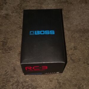 Boss RC-3 Loop Station in Black with Blue and Red Accents